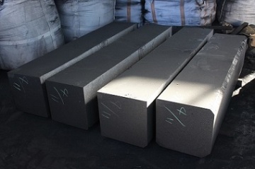 High purity graphite block