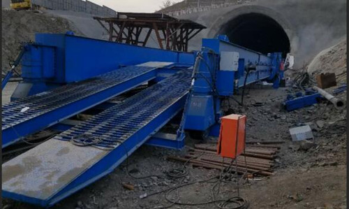 Tunnel omgekeerde boog trestle trolley structuur