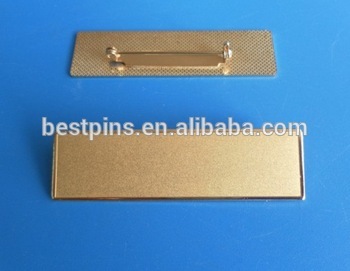 Brass Name Plate Safety Name Badge