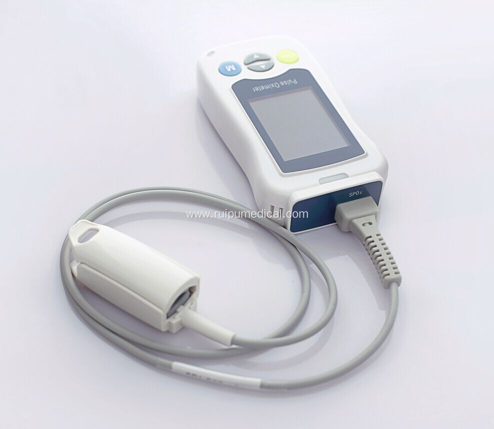 Hand held pulse oximeter