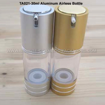 30ml Aluminium Airless-Emulsion-Presse-Flasche