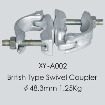 British type swivel coupler