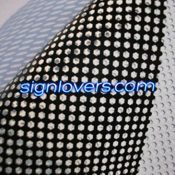 interior perforated window film,perforated window graphic sticker,one way vision vinyl graphic,car rear window graphics