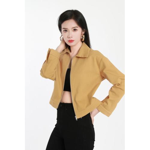 Casual Yellow Short Jacket