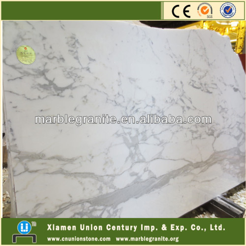 Elegant white carrera marble