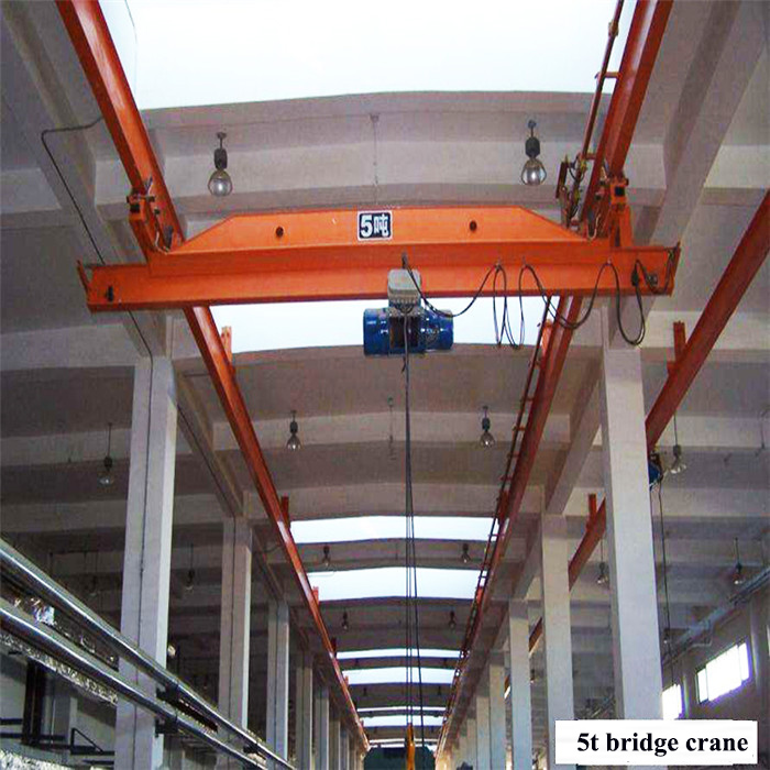 1 ton single girder suspension bridge crane