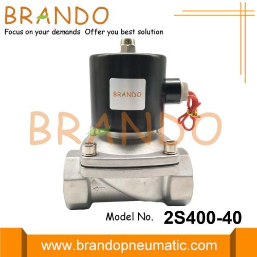 2S400-40 1 1/2 &#39;&#39; Air Stainless Steel Solenoid Valve