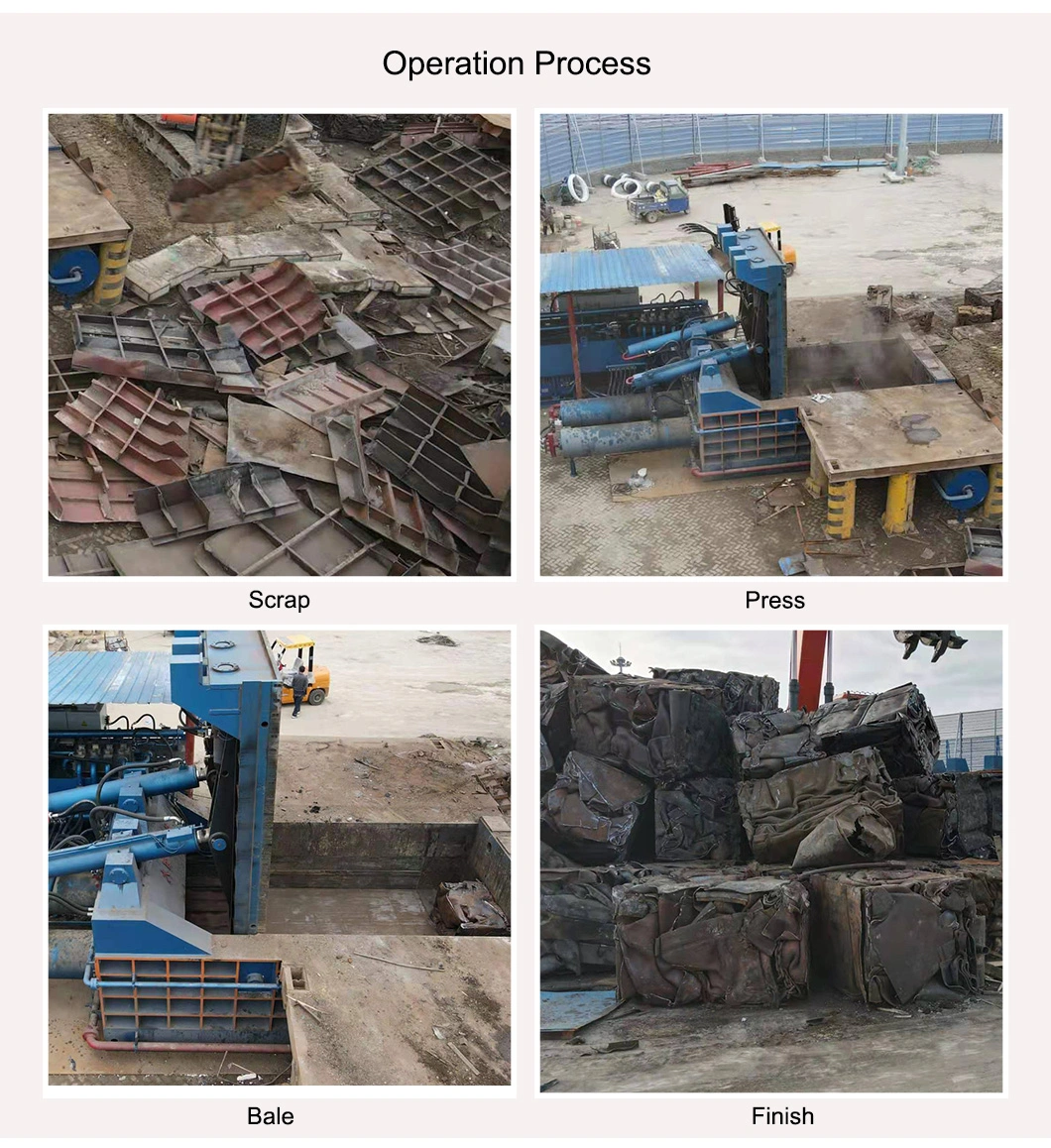 Automatic Y81-400 Hydraulic Car Balers for Scrap Distribution Center