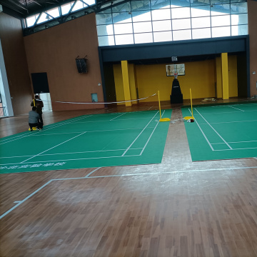 Lantai Gelanggang Badminton Pertandingan Dalaman Profesional