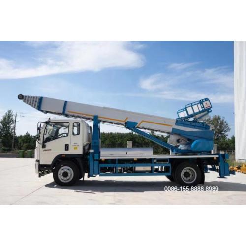 45m Teleskopik Boom Aerial Ladder Aerial Platform Vehicle