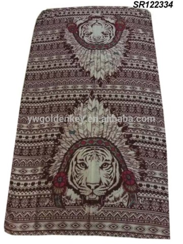 2016 fashion lion scarf hot selling animal chervon scarf wholesale lion animal scarf