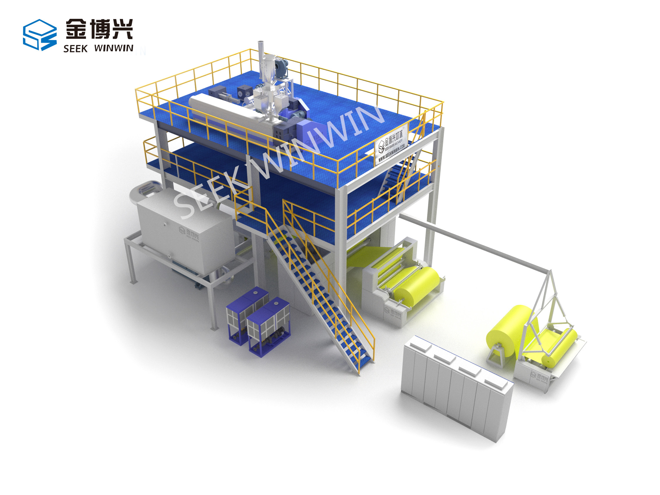 Single Beam Nonwoven Machine