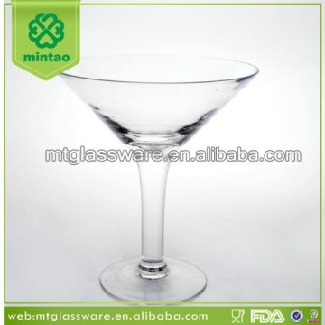 clear glass footed salad bowl oversized martini punch bowl