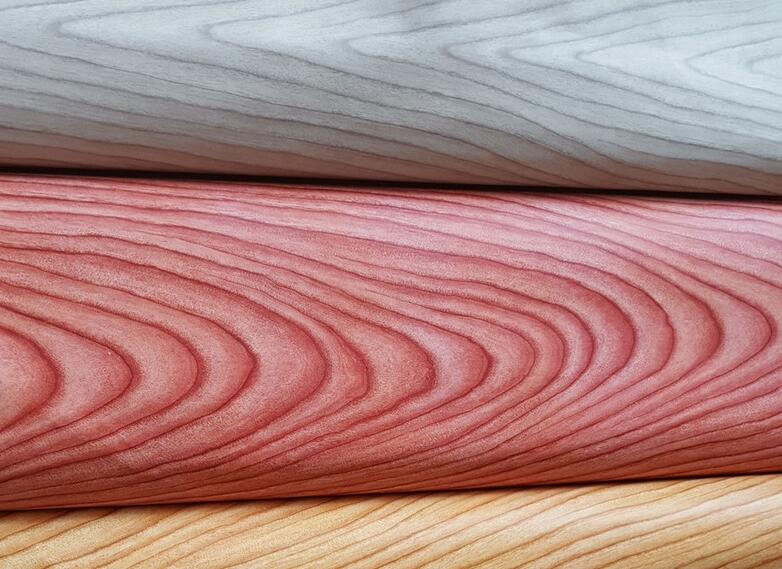 Diferentes patrones de madera de cuero para bolsas Different Wood Pattern Leather for Bags