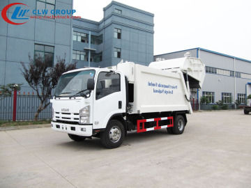 Exporting to South America ISUZU 8cbm Waste Truck