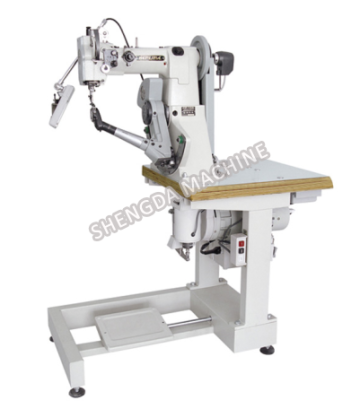 Double thread lockstitch seated type shoe boarder stitching machine shoe sole sewing machine