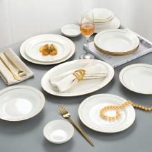 Superior Flat Plate Porcelain Dinner Ware