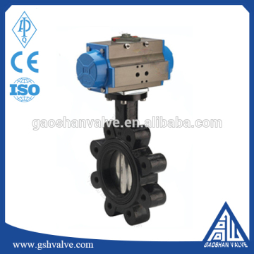 ANSI ductile iron pneumatic lug butterfly valve