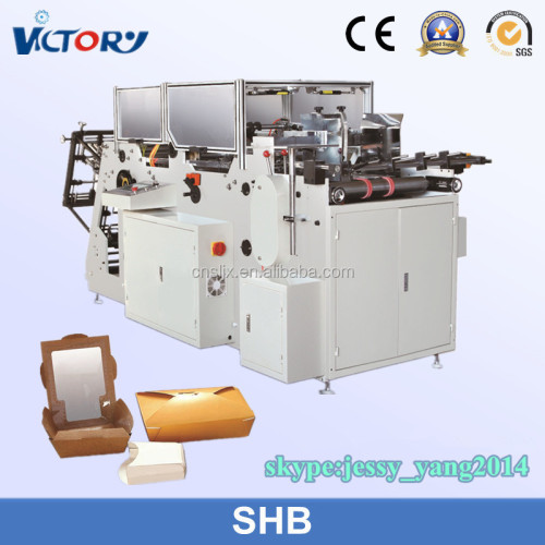 Automatic Paper Meal Box Making Machine