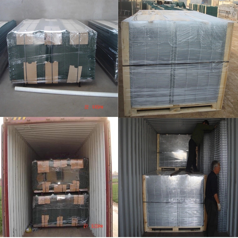 Hot sale powder coated twin Doppelstabmattenzaun / Double Wire Mesh Fence