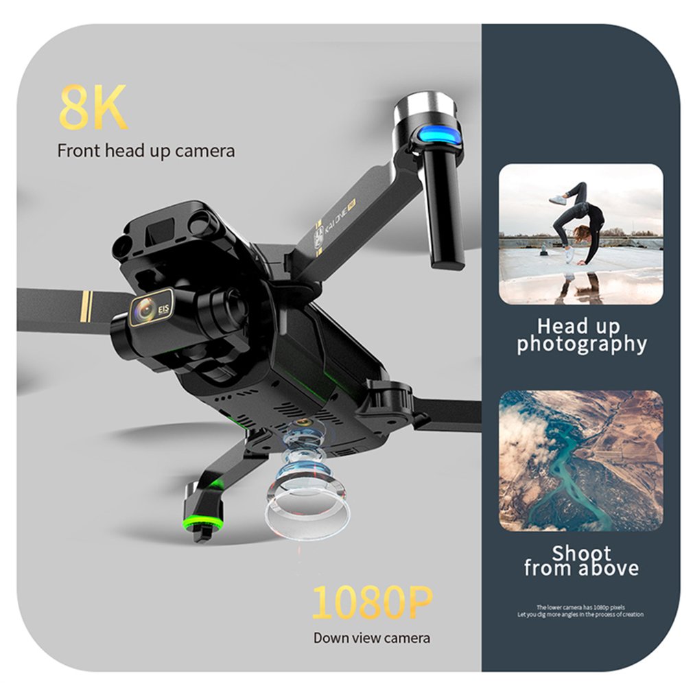Laser Obstacle Avoidence 8K Camera 30x zoom 3-Axis gimbal GPS KAIONE KAI ONE MAX Drone with 25 min flying time