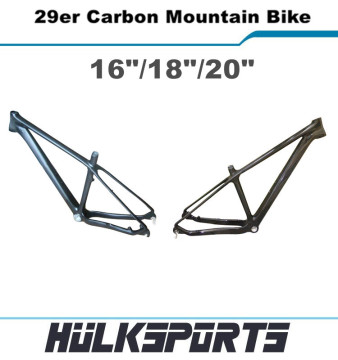 2016 wholesale 29er carbon mountain bike clear coating carbon mtb bicycle frames UD mtb carbon frame set