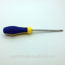 Two-way adjustable and comfortable rubber handle screwdriver