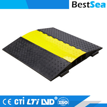 Floor cable protector ADA, durable cable guard