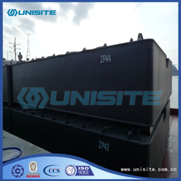 Dredging steel pontoons marine float