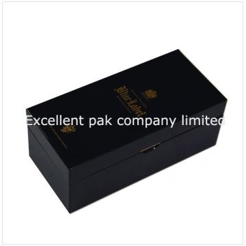 Hot selling wooden boxes for wine bottles