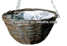 wicker basket for plants