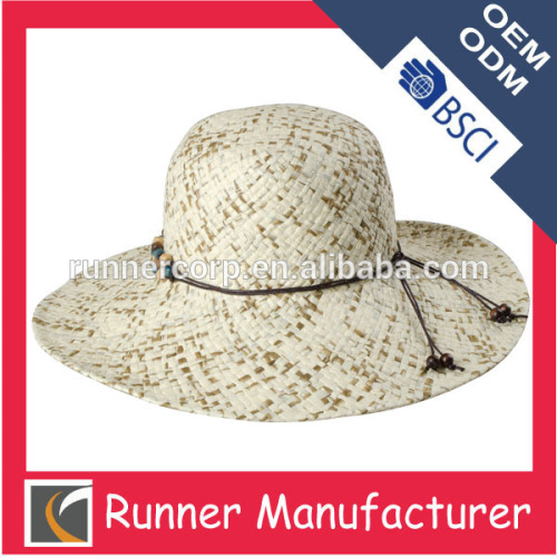 2014 new design Paper sun shade lady cheap straw hat and cap