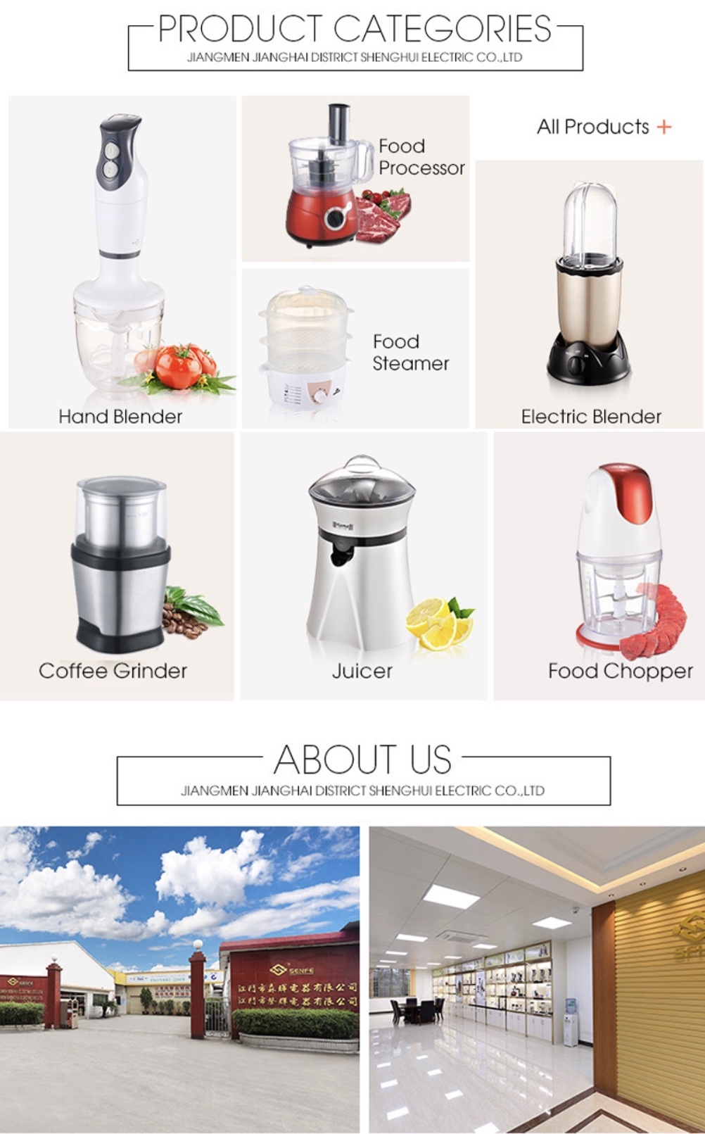 Different Accessories Electric Food Processor For Mincing