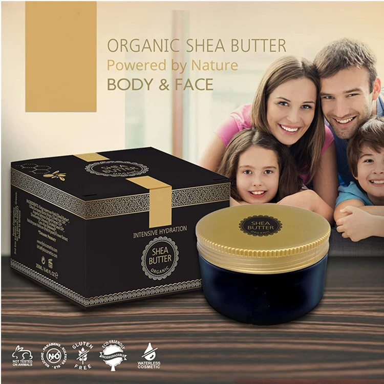 Wholesale Private Label Organic Shea Butter Natural Body Moisturiser