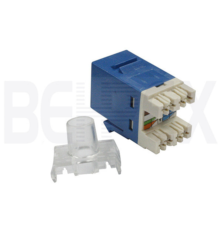 RJ45 Cat5e Cat6 Cat6a Metal Boot Commscope Keystone Jack