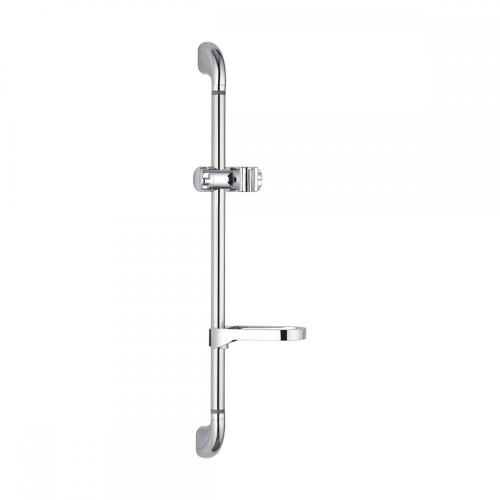 Multi-function Sliding Shower Bar With Shower Shelf