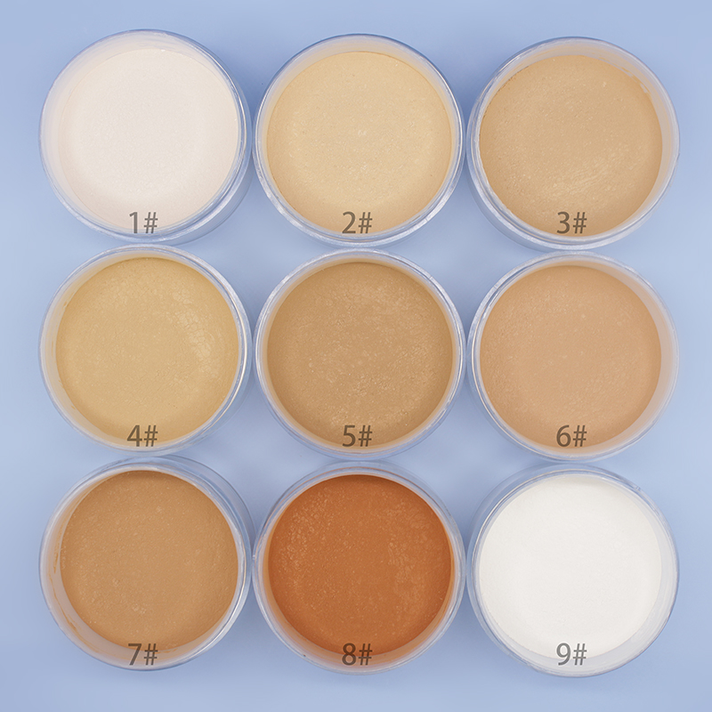 9 colors loose powder Oil Control Concealer Loose Powder With puff foundation private label custom logo