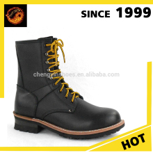 China wholesale warm waterproof Black color winter logging Martins boots mens