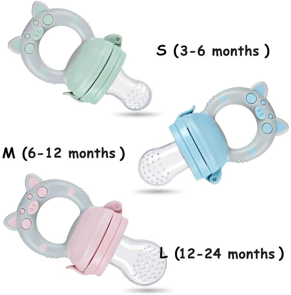 Amazon Dummy Safety Food Nipple Mesh Teething Net Best Silicone Baby Newborn The Nibbler Feeder Baby Pacifier With Fruit