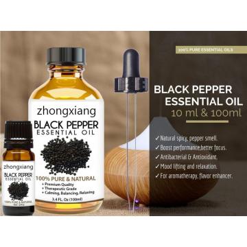 Rifornimento della fabbrica di qualità terapeutica Black Pepper Oil Price