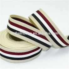 Fashion Fancy stripe material decorative satin ribbon wholesale