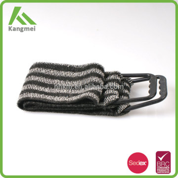 Exfoliating body scrub bath belt back scrubber