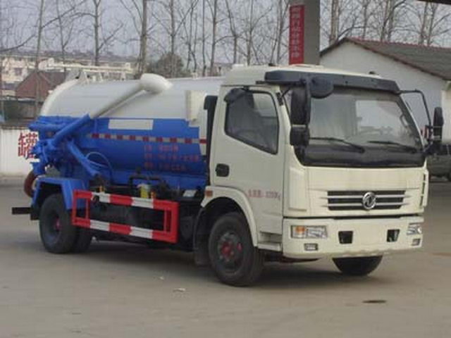 DFAC Duolika 5000Litres شفط المجاري شاحنة شفط