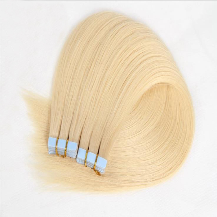 Platinum Blonde Color  613  2.5gram/piece 18" Remy Tape In Human Hair Extension Full Cuticle 20pcs/pack