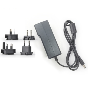 Interchangeable Plug 36W 24V 1.5A AC/DC Power Adapters