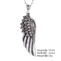 Keluli Tahan Karat Vintage Gothic Feather Angel Wing Pendants