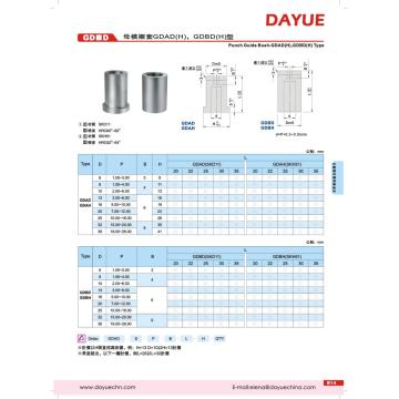 JIS Standard Mold Parts Cutting Assembly Concave Die