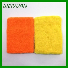 Free custom embroidered sweat cotton wristband sport
