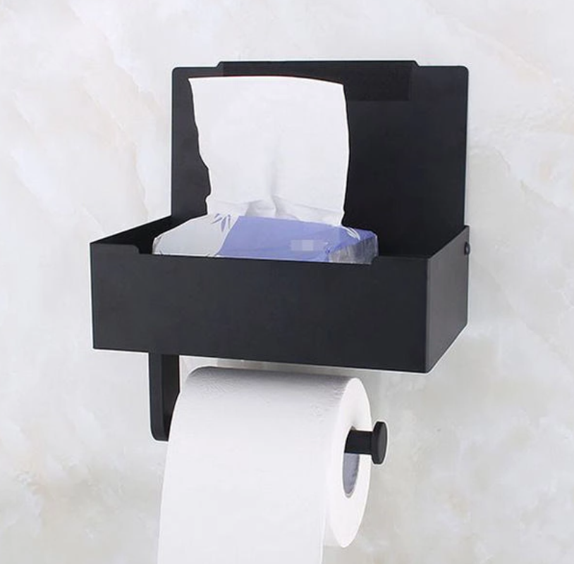 No-punch Bathroom Tissue Box