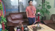 Electronic hookah prices led light electric shisha